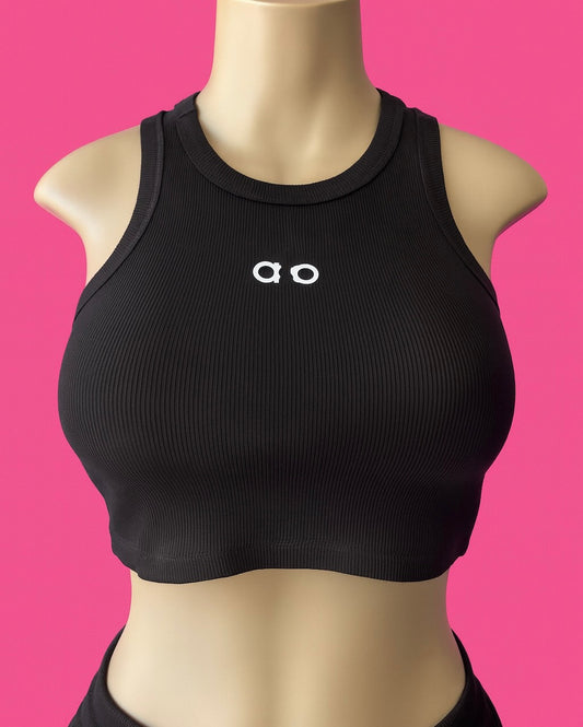 Essential Ribbed Crop Tank